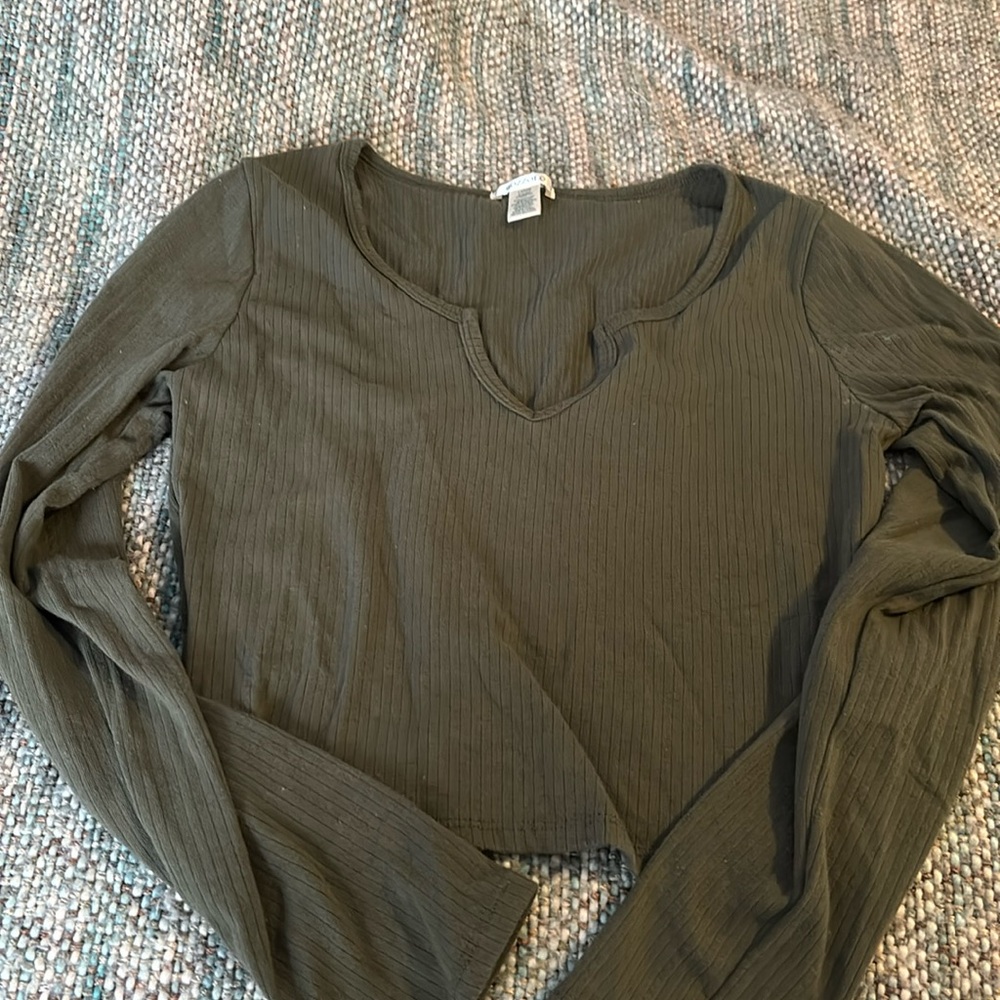 ribbed long sleeve